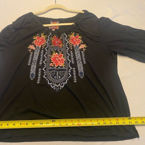 Johnny Was Peasant shirt, L - Picture 5 of 6